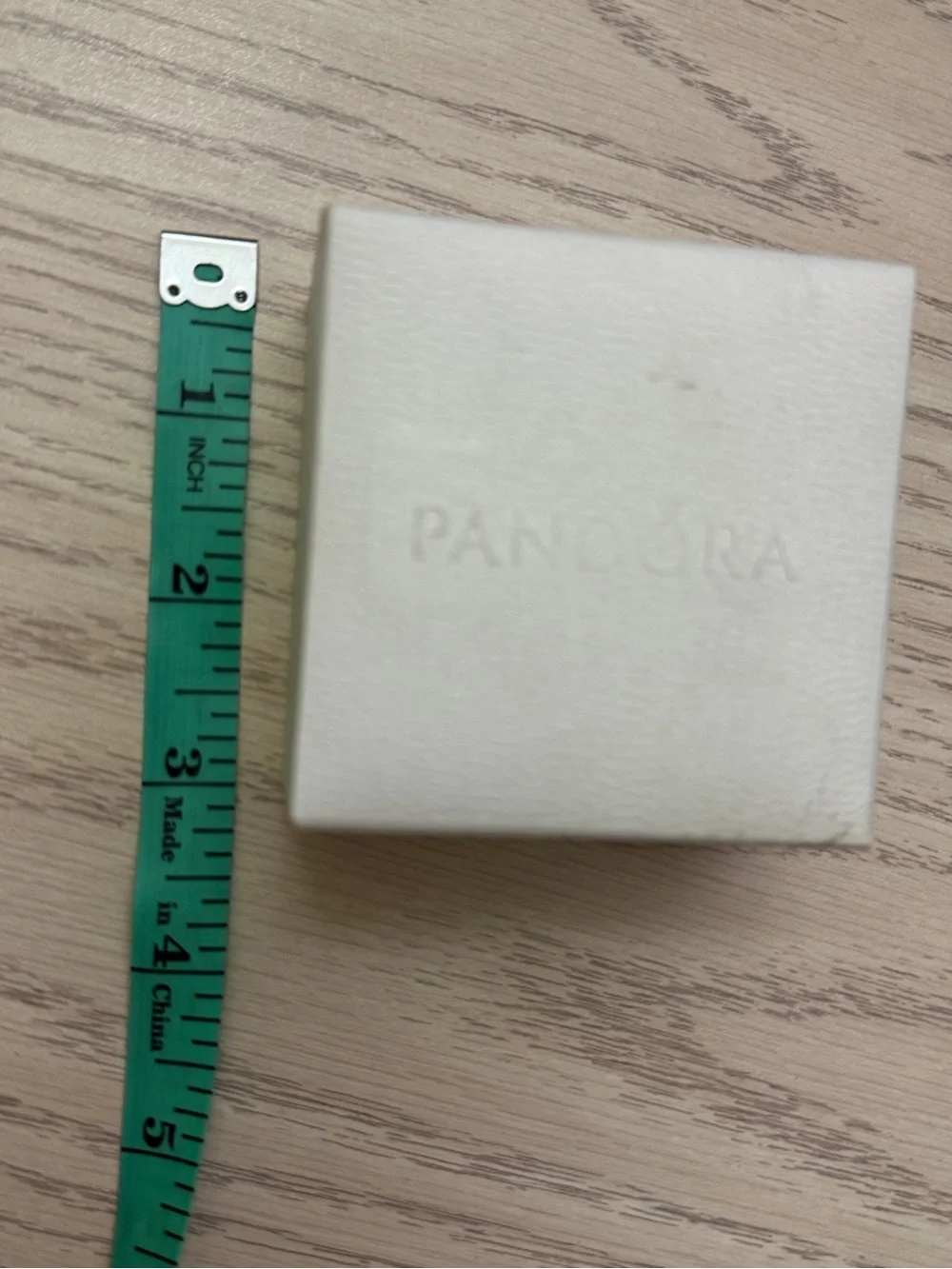 Pandora EMPTY White Jewelry Box 2.5